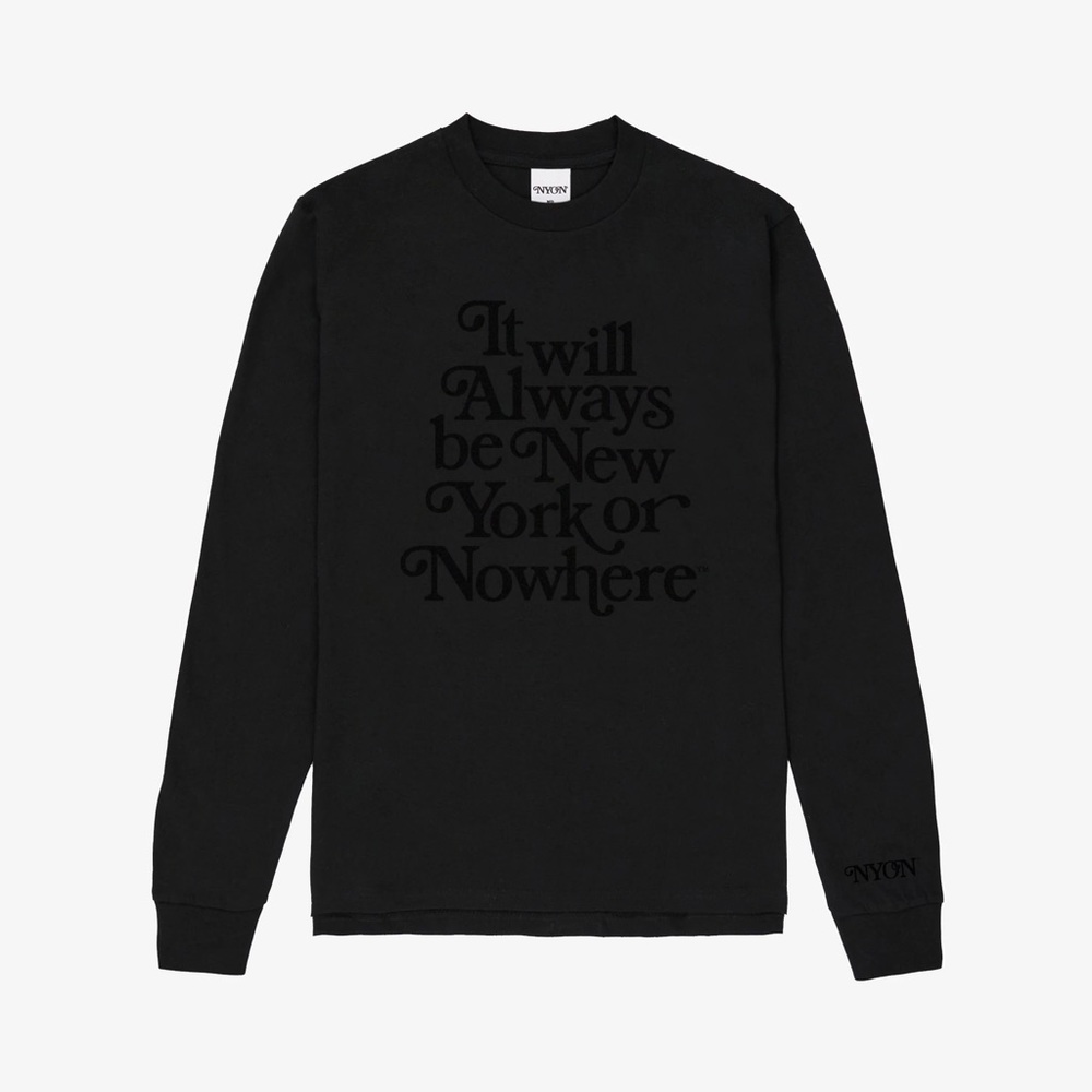 NEW WITH TAG - NYON - “Always” crew sweater